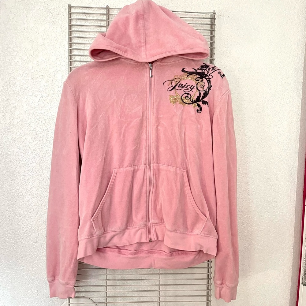 Vintage Juicy Couture Velour Zip Up Hoodie